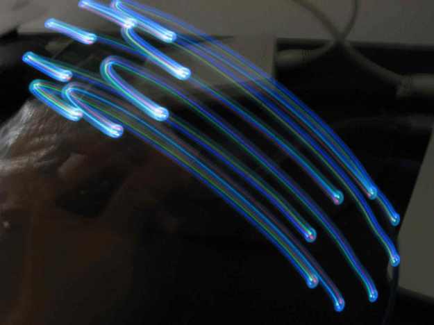 Discrete RGB LED painting