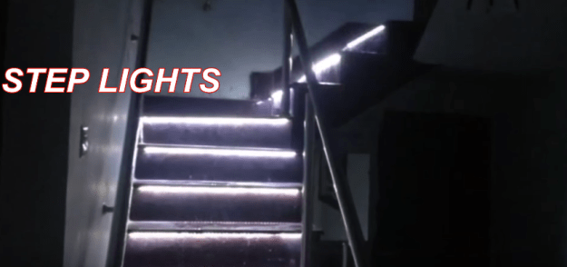 sample stairs lights
