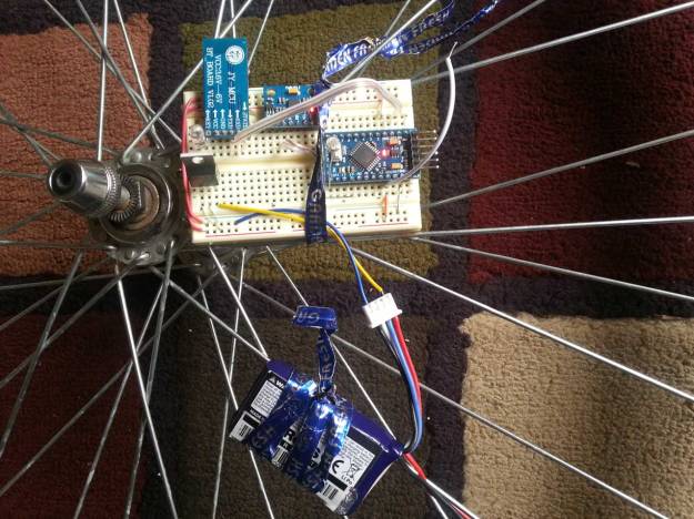 Metallic wire tie. Bad. 